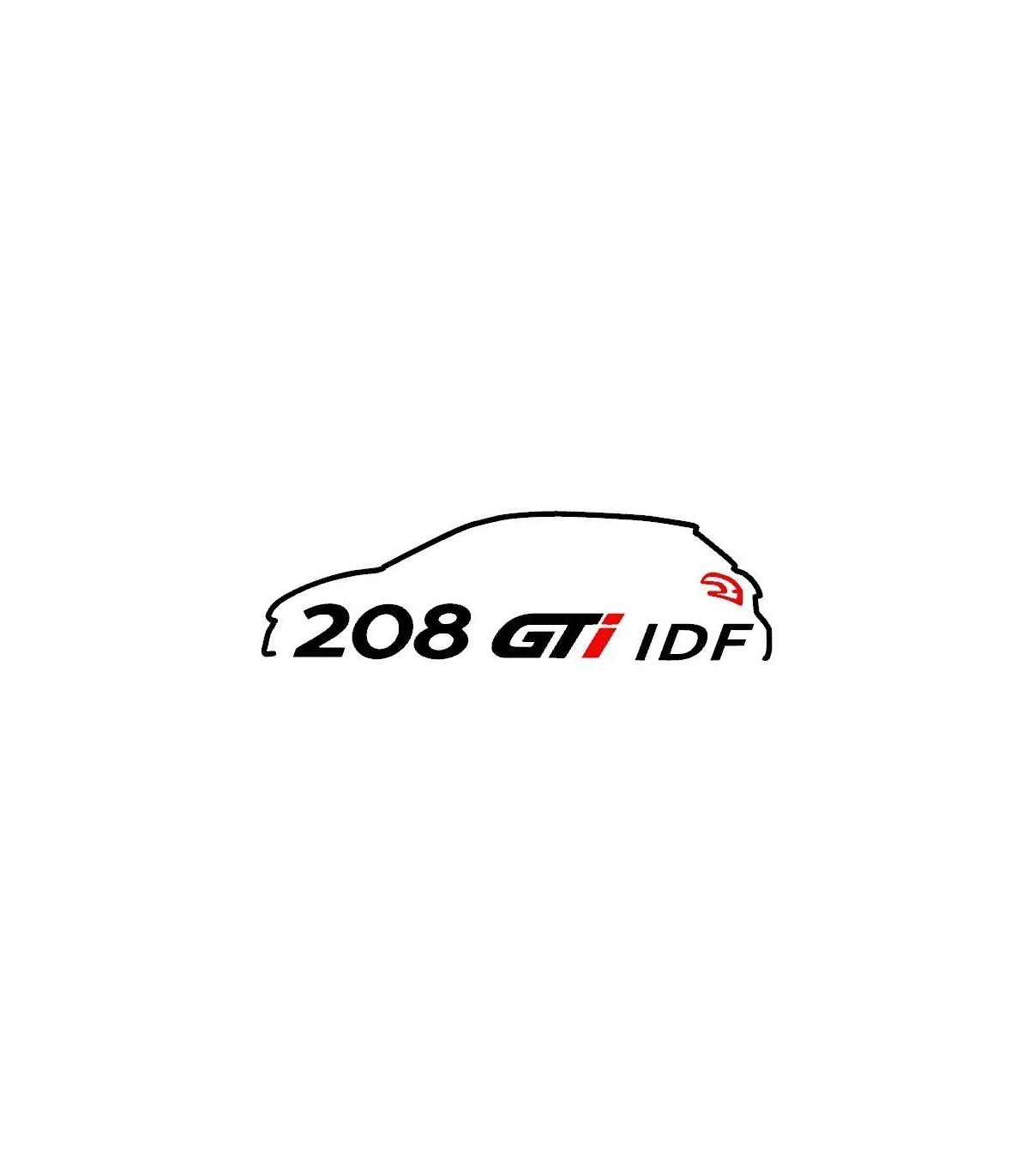 Stickers  TEAM 208 IDF