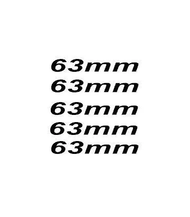STICKERS 63mm X5