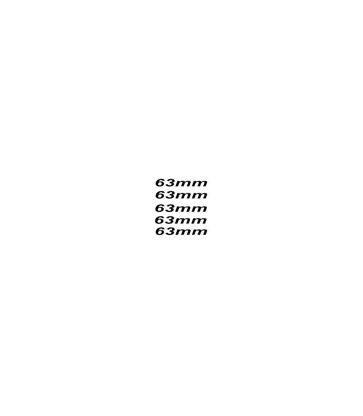 STICKERS 63mm X5